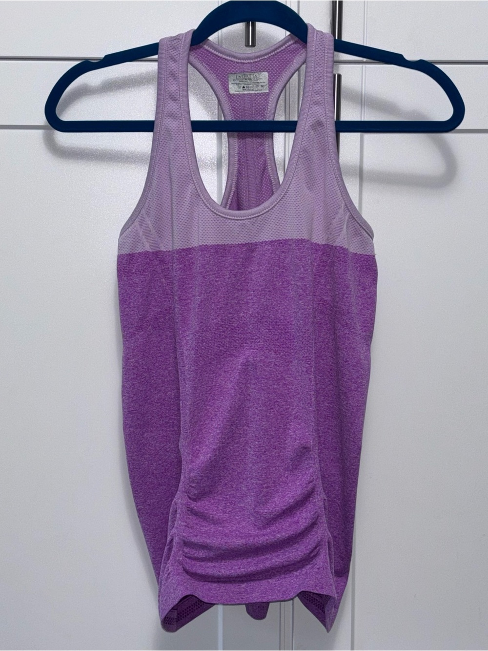 Athleta Women's Purple Racerback Workout Tank Top Like New